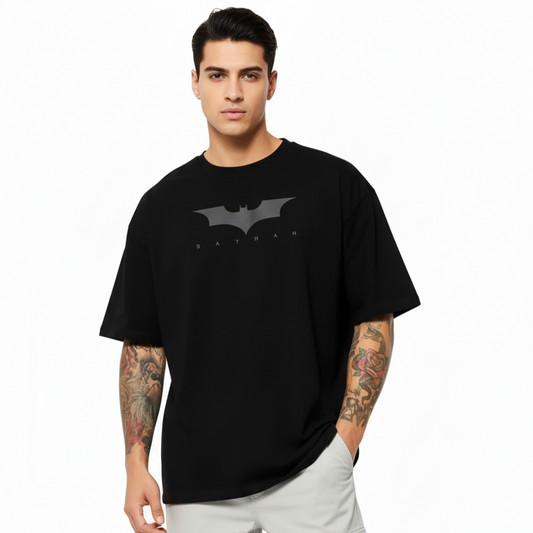 Batman Vintage Oversized T-Shirt for Men | Streetwear Tee | Preemierclothes